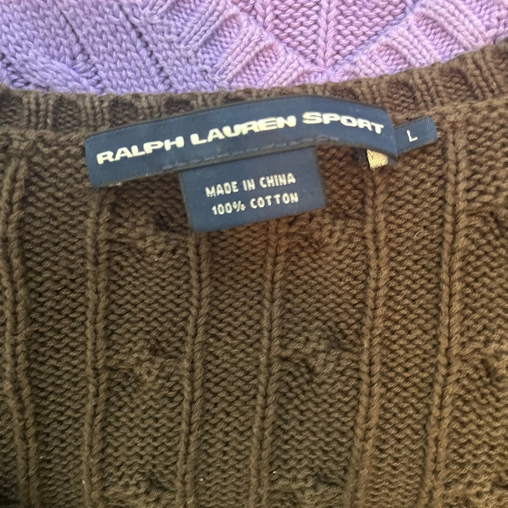 Five beautiful Ralph Lauren, cable-knit  sweaters - Picture 6 of 14
